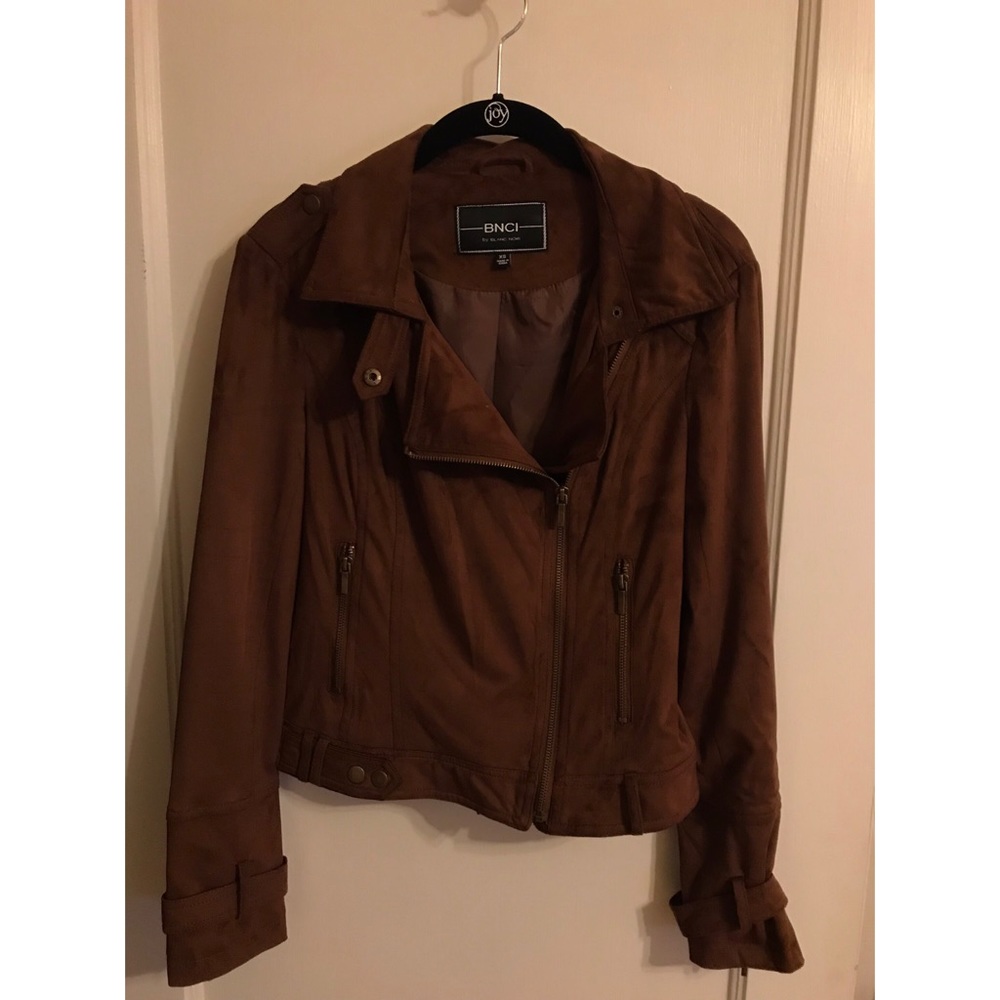 NWOT BNCI BY BLANC NOIR Faux Suede Jacket
